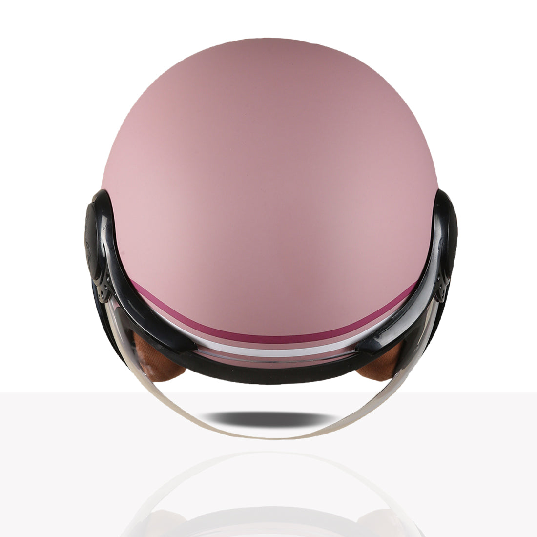 TVS MissFit Helmet for Women | Lightweight Ladies Helmet for Scooty | Stylish Girls Helmet with Extreme Comfort Fit | Women Helmet with Clear Visor | DOT & ISI Certified Helmet for Woman